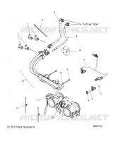 SISTEMA DE COMBUSTIBLE, RAIL, LINES AND THROTTLE BODY
