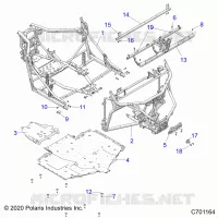 CHASSIS, MAIN FRAME AND ESQUÃD PLATES