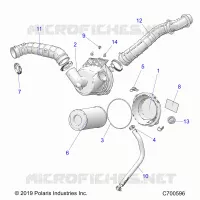 ENGINE, TOMA DE AIRE SYSTEM