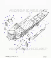 CHASSIS, PROTECCIÃ³N DEL EMBRAGUE,  FOOTRESTS, AND RUNNING BOARDS
