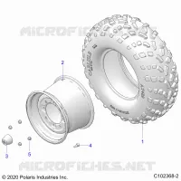 RUEDAS, REAR TIRE