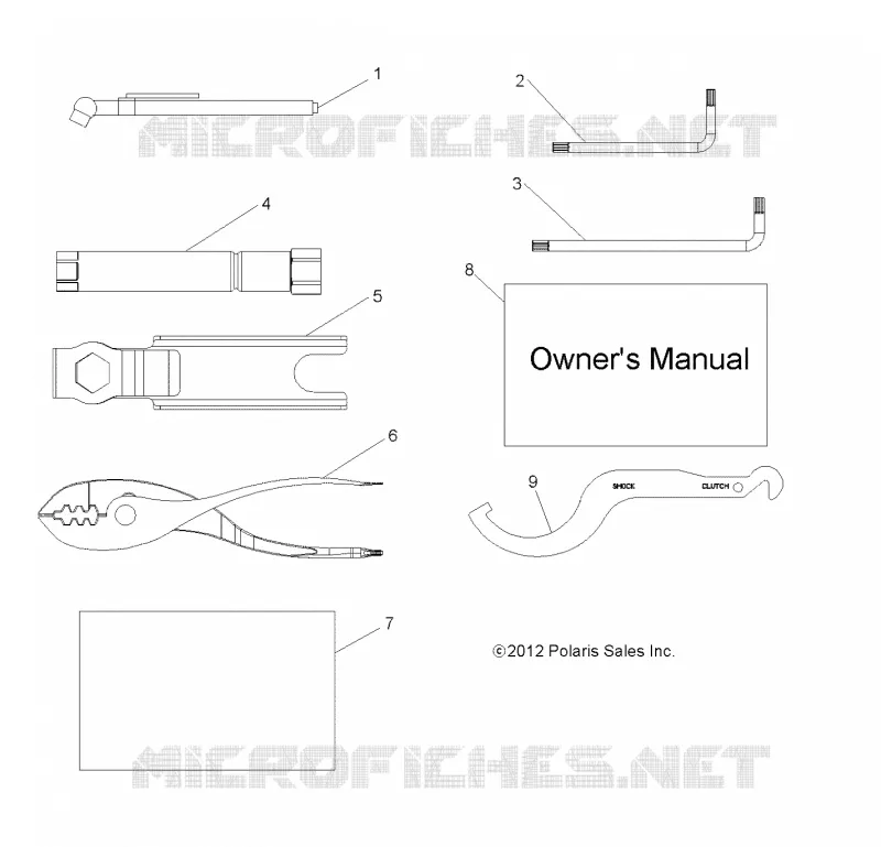 REFERENCES, KIT DE HERRAMIENTA and EL MANUAL DEL PROPIETARIO