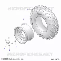 RUEDAS, FRONT TIRE