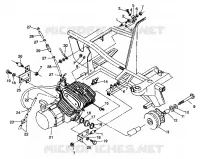 MONTAJE DEL MOTOR Trail Boss W938527 (4924072407004A)