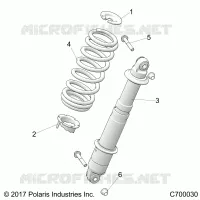 SUSPENSION TRASERA SHOCK MOUNTING