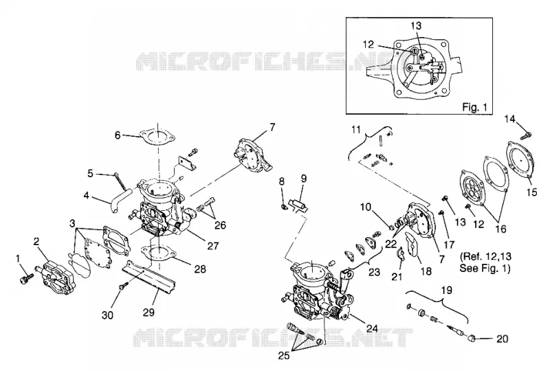 CARBURADOR HURRICANE B974473 AND INTL. HURRICANE I974473 (4941044104C003)