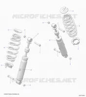 SUSPENSION TRASERA SHOCK AND MOUNTING