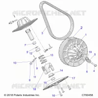 TREN, SECONDARY CLUTCH