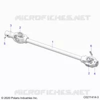 TREN, FRONT PROP SHAFT