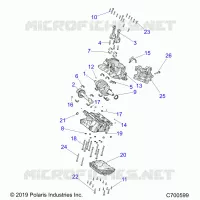 ENGINE, CRANKCASE AND CIGUEÑAL
