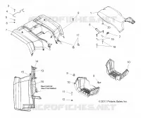 TRASERO CAB, ASIENTO and para pies