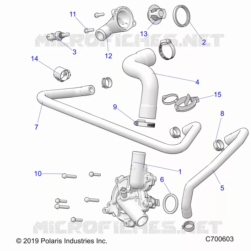 MOTOR, WATERPUMP AND BYPASS