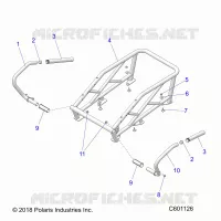 CHASIS, RACK AND PASSENGER HAND HOLD
