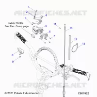 MOTOR, THROTTLE CONTROL ASM.