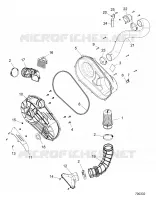 DRIVE TRAIN, TAPA DEL EMBRAGUE AND DUCTING