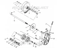 TREN ASSEMBLY 600 XCR 0951676 (4929132913B010)