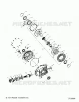 TREN, REAR GEARCASE INTERNALS