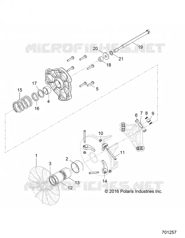 TREN, PRIMARY CLUTCH