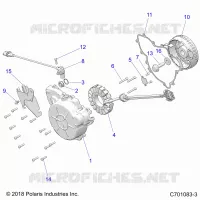 MOTOR, STATOR AND COVER