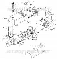 ASIENTO Y TANQUE DE GAS TRAIL 0962761, TRAIL TOURING 0962262, and EUROPEAN TRAIL (4931763176A008)