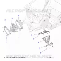 CHASIS, TIE ROD BOOT ASM.
