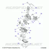 ENGINE, CRANKCASE AND CIGUEÑAL