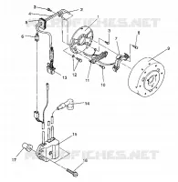 MAGNETO ASSEMBLY CLASSIC / 0930864 AND  CLASSIC TOURING / 0930865 (4922952295041A)