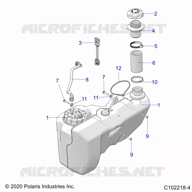 SISTEMA DE COMBUSTIBLE, FUEL TANK