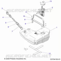SISTEMA DE COMBUSTIBLE, FUEL TANK