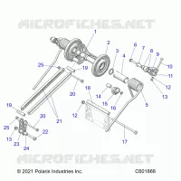 SUSPENSION, TRASERO ARM PAR