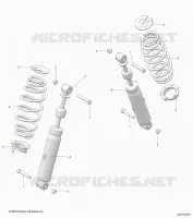 SUSPENSION TRASERA SHOCK AND MOUNTING