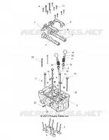 ENGINE, CULATA AND VALVES