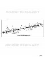 TREN, FRONT HALF SHAFT