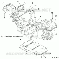CHASSIS, MAIN FRAME AND ESQUÃD PLATE