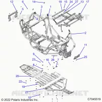 CHASSIS, MAIN FRAME AND ESQUÃD PLATES