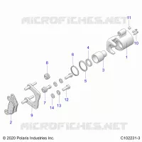 BRAKES, PINZA TRASERA