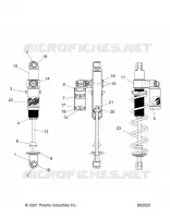 SUSPENSION, SHOCK TRASERO TRACK, VELOCITY
