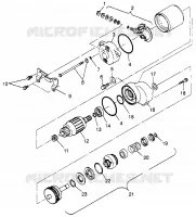 MOTOR DE ARRANQUE (BLAZER) Trail Blazer W97BA25C (4940124012D009)