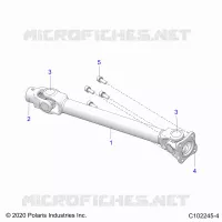 TREN, REAR PROP SHAFT