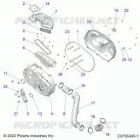 TREN, CLUTCH COVER AND DUCTING