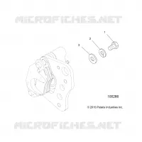 FRENO FRONTAL CALIPER MOUNTING
