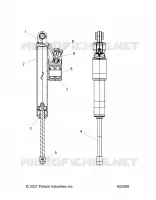 SUSPENSION, SHOCK TRASERO TRACK