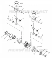 PISTÓN Y CIGÜEÑAL LITE 0983433 AND LITE DELUXE 0983431 (4941864186C005)