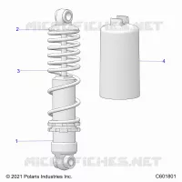 SUSPENSION, CHOQUE FRONTAL TRACK