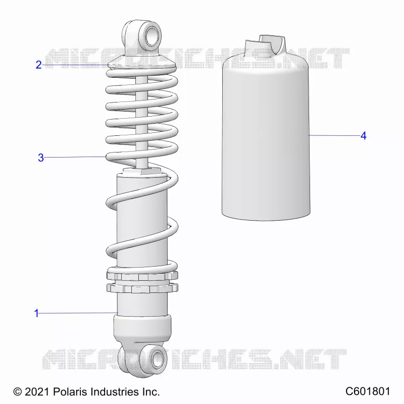 SUSPENSION, CHOQUE FRONTAL TRACK