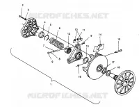 Embrague 600 XCR 0961676 and EUROPEAN 600 XCR E961676 (4932123212B013)