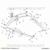 SUSPENSION TRASERA TRAILING ARMS MOUNTING