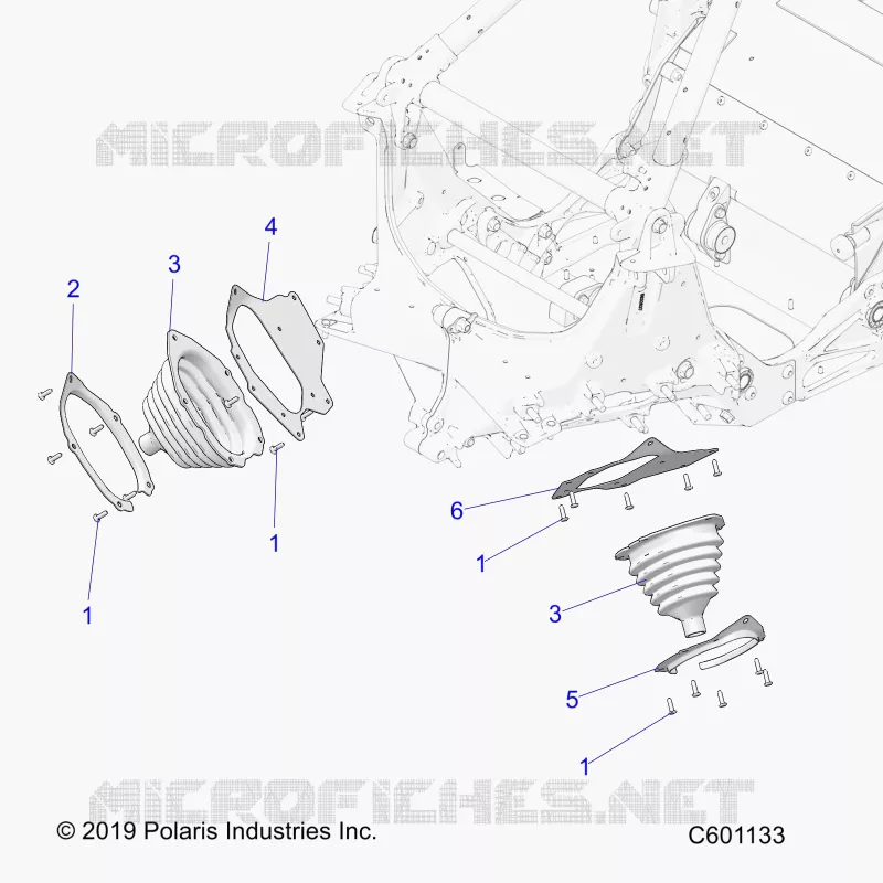 CHASIS, TIE ROD BOOT ASM.