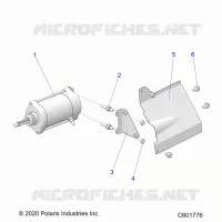 MOTOR DE ARRANQUE MOTOR/SHIELD