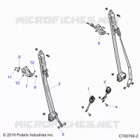 ASIENTO BELT MOUNTING